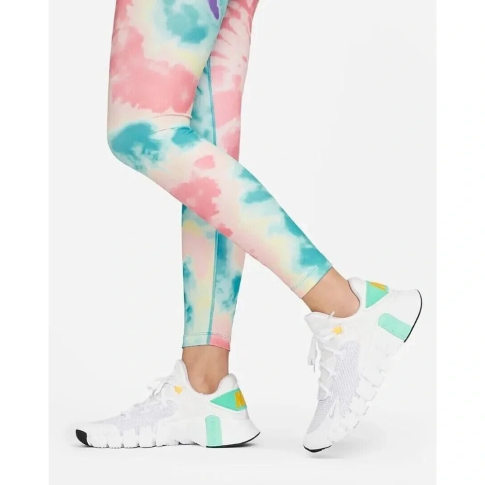 NWT~ Women’s Nike One Mid-Rise 7/8 Tie-Dye Leggings ~Style#DV0051-658